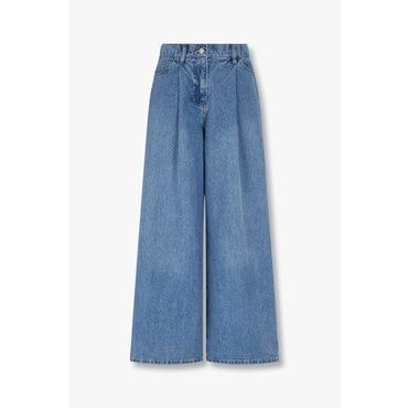 GCUT [25S/S] 원 턱 백 밴딩 와이드 데님 팬츠(7255255105)