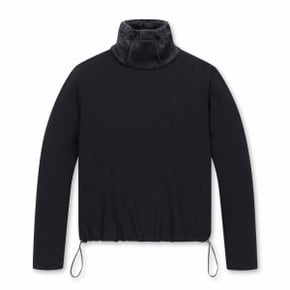 MINK FLEECE HIGHNECK(Black)_NLTBW24704BKX