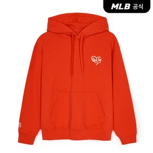 MLB [코리아공식] 하트 오버핏 후드티 BOS (Red)