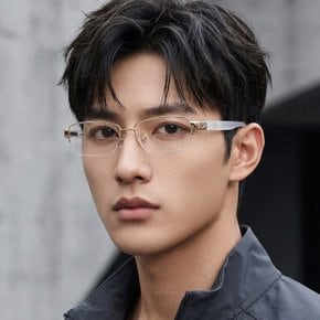 안경테 NIKE8121AF 650 사각 반무테 골드 남자 여자 패션
