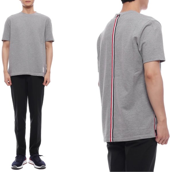 [부산점] 25SS 남성 센터백 RWB 스트라이프 반팔티셔츠 (MJS056A 00050 055 25S)