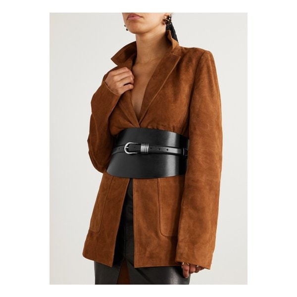 디앙슈 가죽 웨이스트 벨트 블랙 46376663162899107