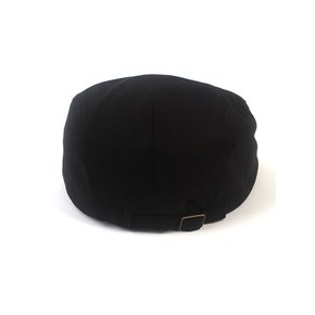 Simple Linen Black Huntingcap 헌팅캡