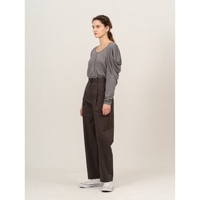 BASIC TUCK DETAIL COTTON PANTS (JTSS119)