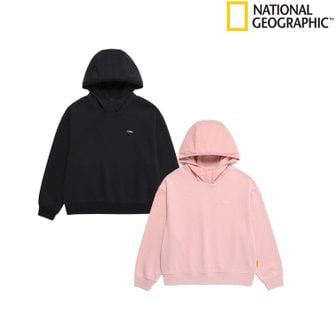 내셔널지오그래픽 [시흥점] N251WHD080 여성 하이브리드 세미오버핏 후디 맨투맨