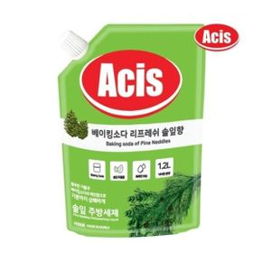 주방세제 Acis 자연퐁 설거지 설겆이 솔잎 1200ml 아키스