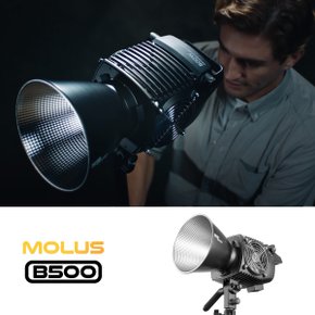 COB 조명 몰러스 Molus B500 (500W 스튜디오 라이트)