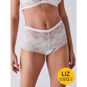러블리 50550 화이트 레이스 사각팬티