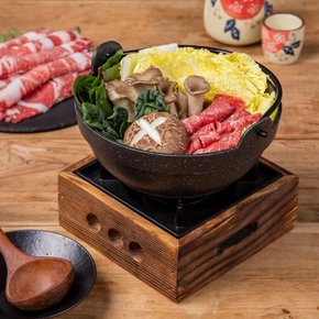 [냉동] 무항생제 한우 목심 샤브샤브용 300g