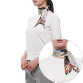 [부산점] 26SS 여성 옵티컬 랩피 실크 스카프 (FXT011 B01U F1WO5 26S)