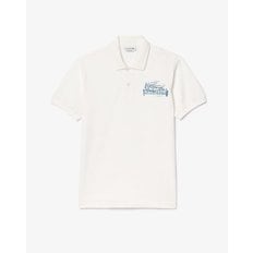 라코스테 (남성) 썸머 그래픽 프린팅 폴로 PH0285-55G CPI(화이트)