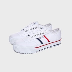 여성 FE LO PLAIN PLATFORM / WHITE/RED/NAVY / FUS10007