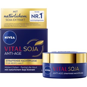 NIVEA 안티 에이지 나이트 크림 Vital Soja, 50ml