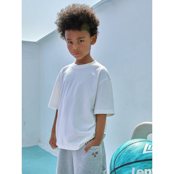 클래식 반팔 티셔츠 _CREAM(S-MOM)