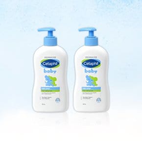 베이비 데일리 로션 400ml 2개 신생아 아기 어린이 온가족 저자극 판테놀 바디 얼굴 고보습 대용량