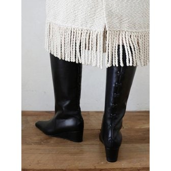 러프스와치 TIED BOOTS_BLACK