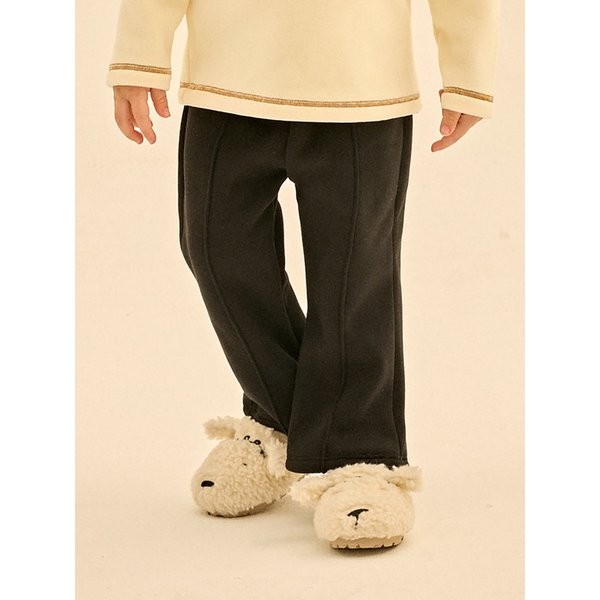 하트포켓 부츠컷 밍크기모팬츠