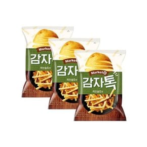 오리온 감자톡 허브솔트맛 80g x 3개 / 봉지스낵 감자스틱