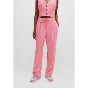 4424927 HUGO HELEPHER - Trousers open pink