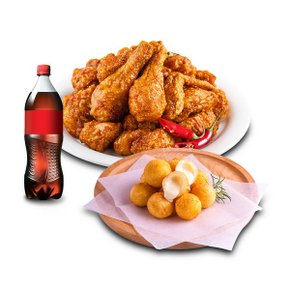 호식이두마리 매운간장+트리플치즈볼+콜라500ml