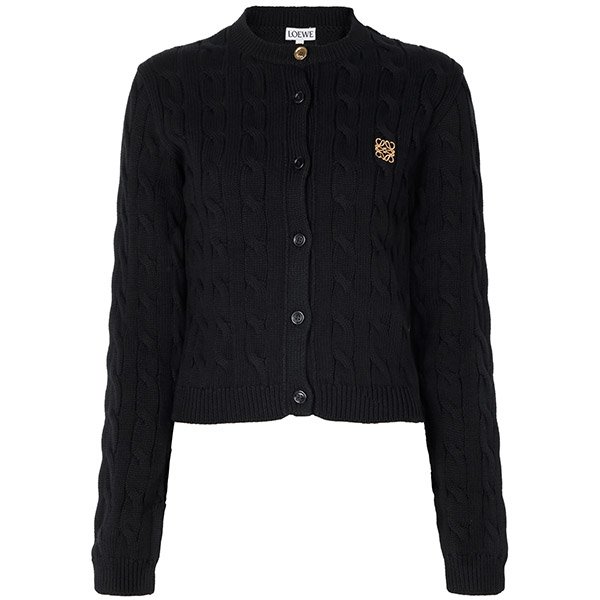 [부산점] 25FW 블랙 아나그램 카디건 S359Y16KA5 1100