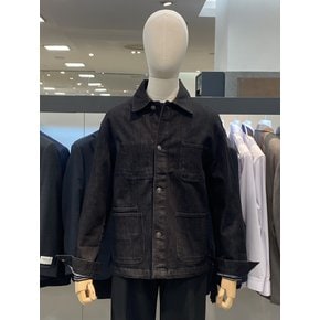 25S/S Premium 아웃포켓 블랙 데님 초어 자켓 [ADF2DJ1902]