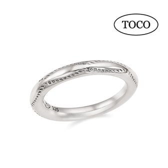 토코 925 Silver Simple Ring