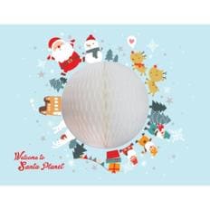 아트박스 /유리컴카드 유리컴 카드 허니콤 크리스마스 산타별