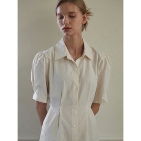 PUFF SLEEVE SHIRT OPS_CREAM