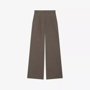 5466345 IRO Odilla pleated wide-leg high-rise stretch-woven trousers