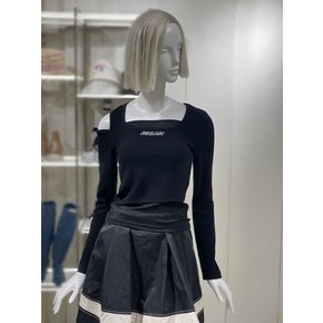 [파주점] 어깨 트임 슬림 티셔츠 (EQ3CL362)