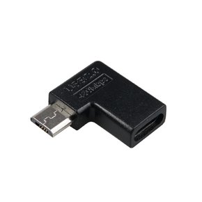 USB C타입 to Micro 5핀 변환젠더 좌우상향꺾임 10w JA327