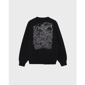 [파주점] 옴므 시그니처 아트워크 크루넥 니트 SH5KT900BK