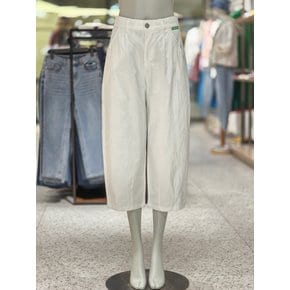[파주점] 백 밴딩 숏 항아리 데님 팬츠 BADPB5531-WH