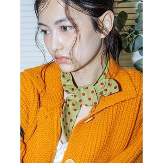 던드롭 DD_Candy dot scarf_KHAKI