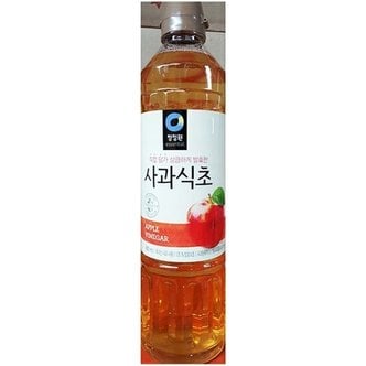  업소용 식당 식자재 재료 청정원 사과식초 대상 0.9L