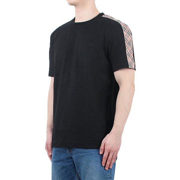 [시흥점] 26SS 체크 트리밍 코튼 반팔티 (8106248)