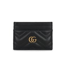 24SS [구찌] 카드지갑 MARMONT CARD CASE / 443127 DTD1T 1000 (BLACK)