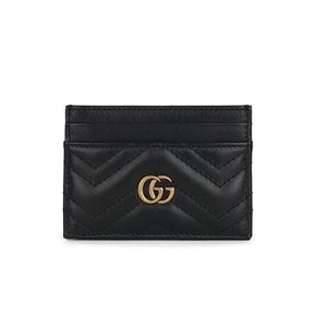 24SS [구찌] 카드지갑 MARMONT CARD CASE / 443127 DTD1T 1000 (BLACK)