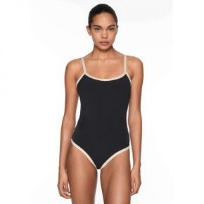 5197725 OYSHO CONTRAST TRIM - Swimsuit black