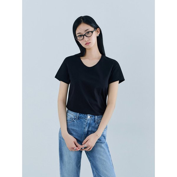 [온라인 단독] 베이직 반팔 티셔츠 OQ2K5450