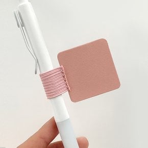 붙이는 다이어리 가죽 펜꽂이 접착식 펜홀더