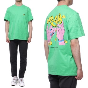 MSGM [엠에스지엠] 21SS 남성 크루넥 반팔 티셔츠 (3040MM163_217098_36_21S)