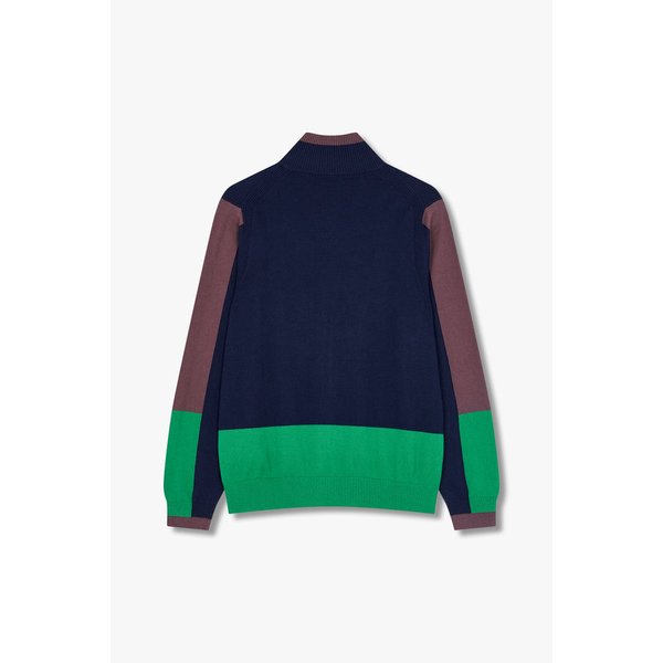 [PS PAUL SMITH] 컬러 블록 집업 가디건 5755128010000