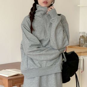 빅사이즈 411 캐주얼하프지퍼넥티 DRDT175_P377739163