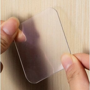 무타공 양면 접착 부착 테이프 물건 고정 패치 벽걸이 스티커 패드