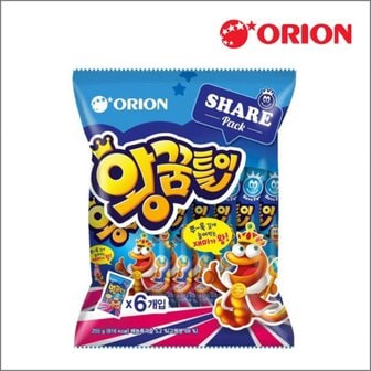  오리온 왕꿈틀이 255g(6개입)x3