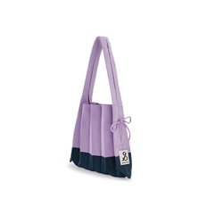 Lucky Pleats Knit S Mix Plum