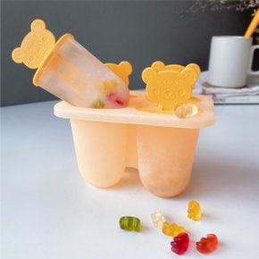 실리콘 곰돌이 아이스크림 틀 아이스 바 트레이 몰드