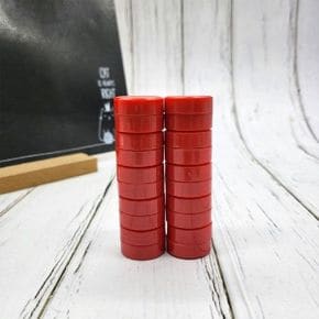 사무용 원형 자석보드 화이트 레드 보드판 게시판 인테리어 소품 칠판(WFP8CO9)